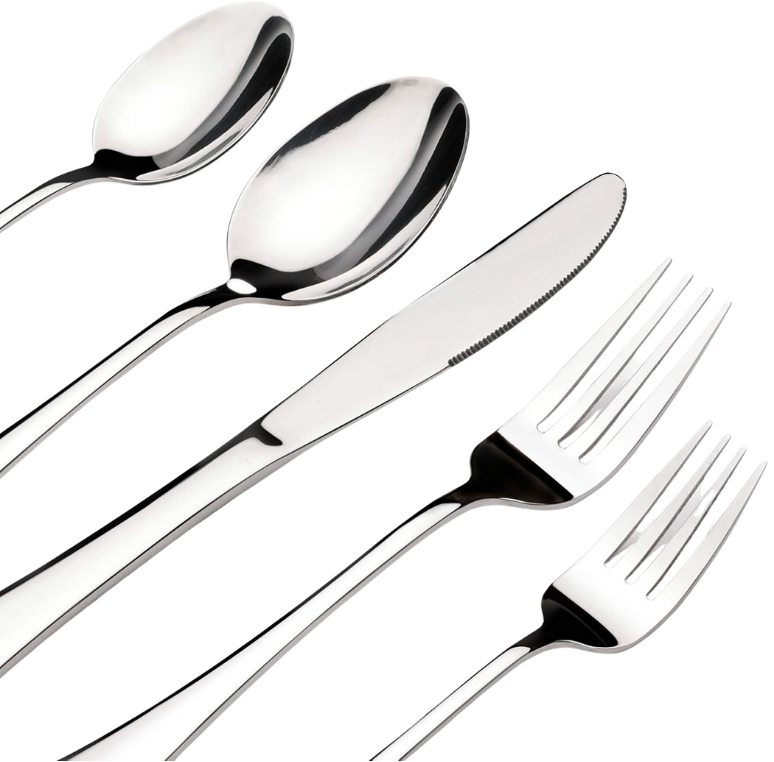 Silver flatware rental for formal dining events — Qrieativ Margate FL